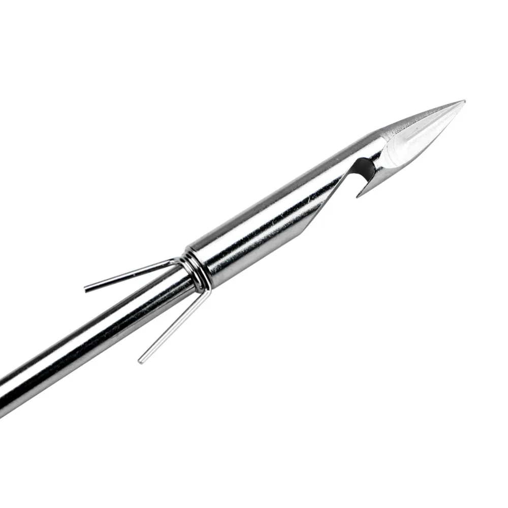 6pcs Stainless Steel Bow Fishing Slingshot Catapult Dart Arrow Head Broadheads Arrowheads Hunting Shooting Tips Freeshipping