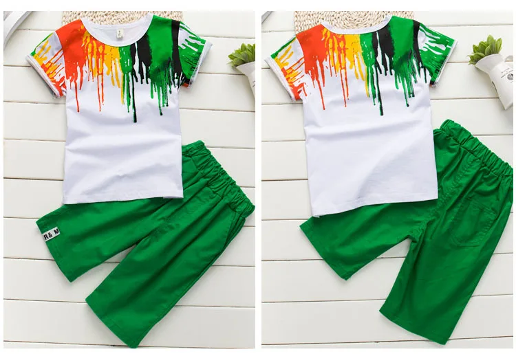 kids boy clothes for summer 2017 children clothing set 5 8 10 12 years for boys green short sleeve t-shirts tops pants boys set  2 3 4 4t 5 6 7 8 9 10 11 12 13 years old little teenage big baby boy children clothing boys sets (18)