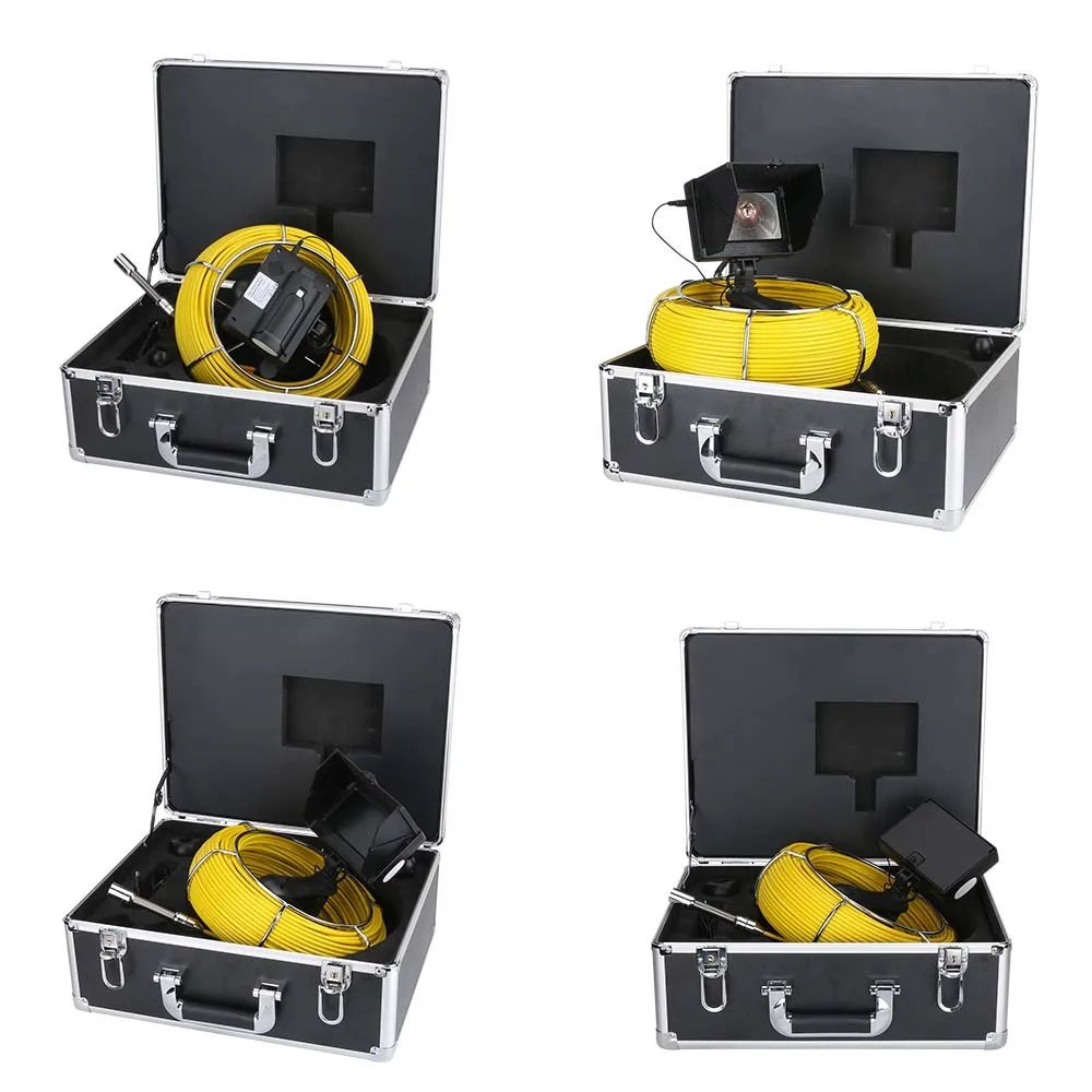  20M 4.3 inch 17mm Handheld Industrial Pipe Sewer Inspection Video Camera IP68 Waterproof Drain Pipe