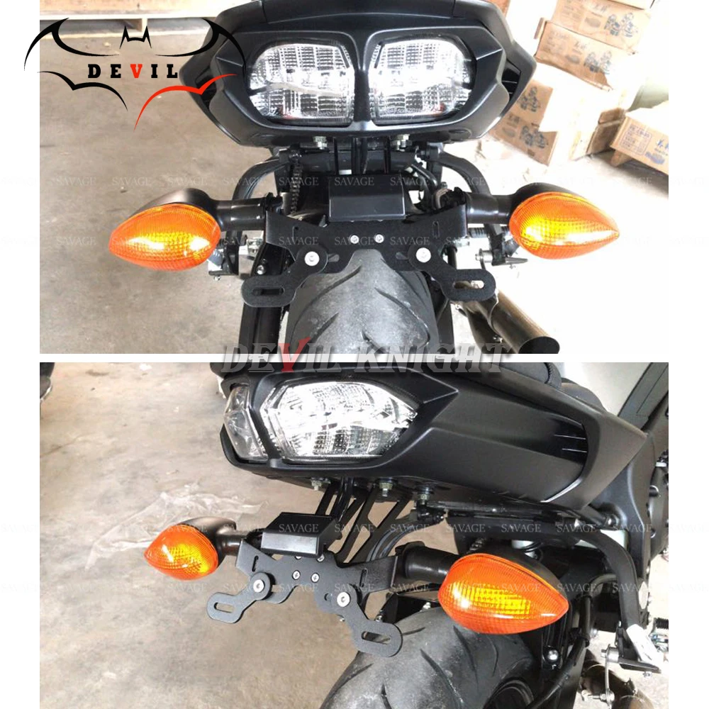 Держатель номерного знака Светодиодная лампа для YAMAHA FZ1N FZ1 FZ8 Fazer FZ 1N хвост