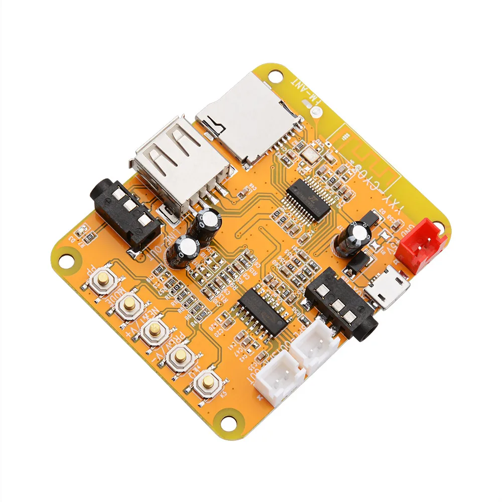 Mp3 декодер AIYIMA с Bluetooth аудиоприемник 5Wx2 усилителем мощности 5В APE FLAC WAV MP3