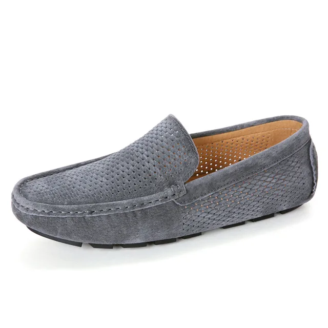 Suede moccasin shoes mens Clearance