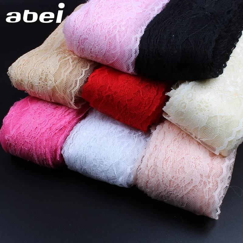 

Wholesale 65mm 10yards Lace Ribbon DIY Skirt Handmade Dolls Clothes Fabric Trims Curtain Home textile Sewing Accessories DECORS