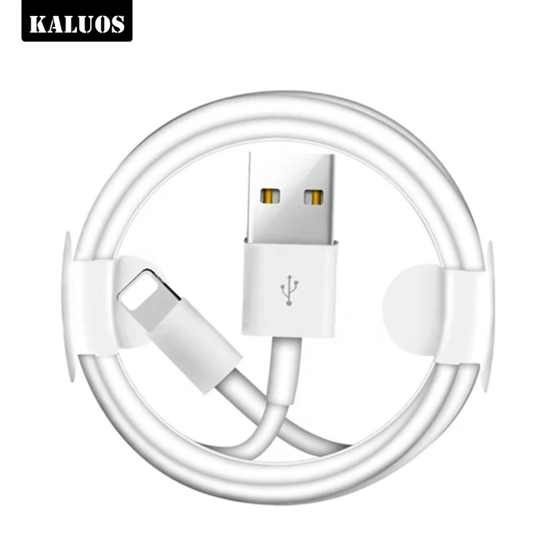 

KALUOS Original USB Data Sync Cable for iPhone 5 5S 6 6S 7 8 Plus Fast Charging 3m USB Cable for iPhone X XS Max XR Charger Wire