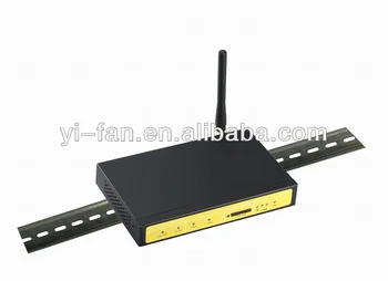 

F3125 industrial VPN gsm gprs router with Din Rail mounting for ATM, solar PV projects