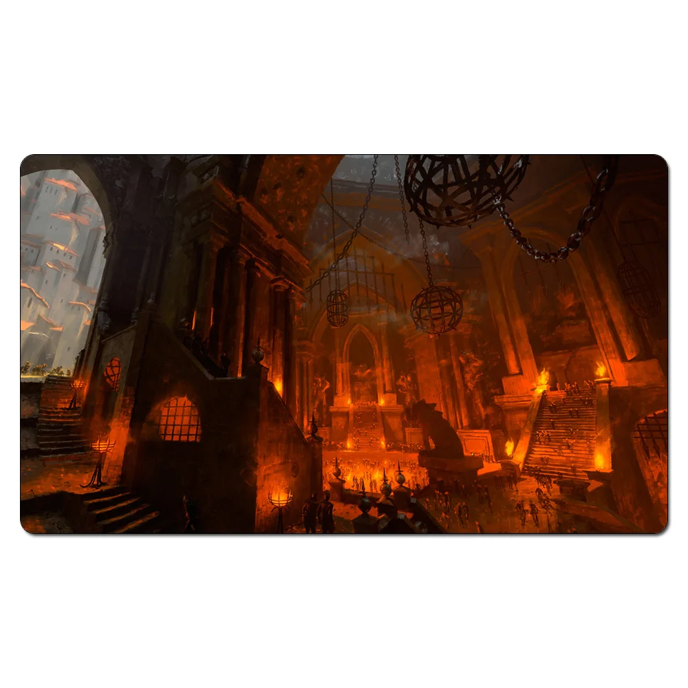 

Ravnica Ten Guilds Rakdos Playmat Magical Board Games Play Mat,Custom Design Rug Table Game Pad with Free Gift Bag Dropshipping