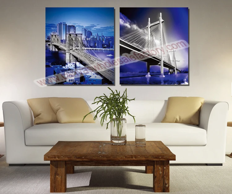 Wholesale Home Decor Canvas Art Prints Painting of New York City Custom