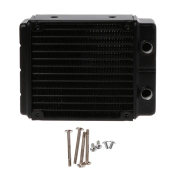 

120mm Double-layer Aluminum Computer Radiator Water Cooler 24 Tube CPU Heat Sink Cooler