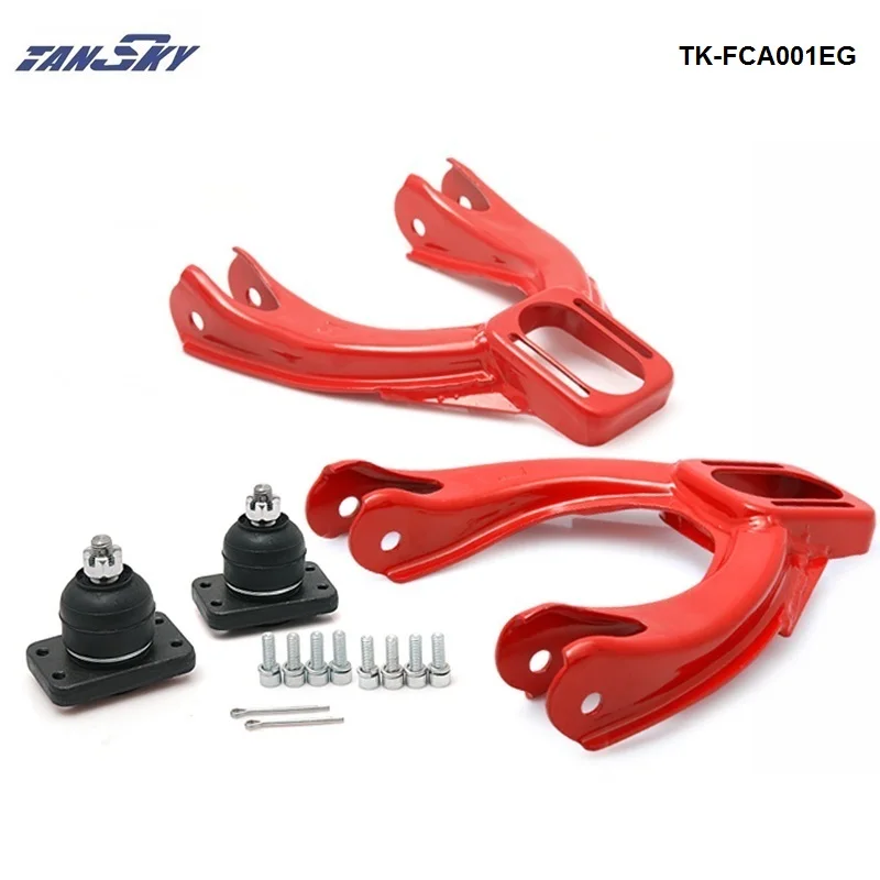 For Honda Acura Red Adjustable Front Upper Control Arm Camber Kit TK-FCA001EG