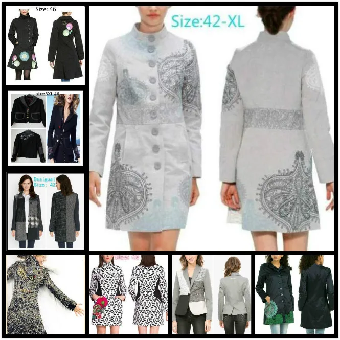 

2+piece 2019 Spain DESIGUERS Foreign Trade Factory originally single more spring, autumn and winter coats thicker windbreaker