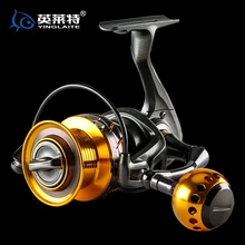 Металлическая проволочная чашка YG5000 7000 9+ 1BB 5,2: 1 соотношение скорости 312 г приманка для рыбалки катушка все с металлической отделкой