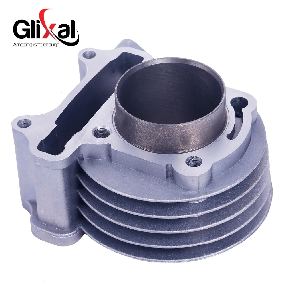 Motor de Scooter Glixal GY6 100cc 50mm 4 tiempos 139QMB 139QMA ciclomotor de gran diámetro Kit de reconstrucción de cilindro assy (69mm válvula)