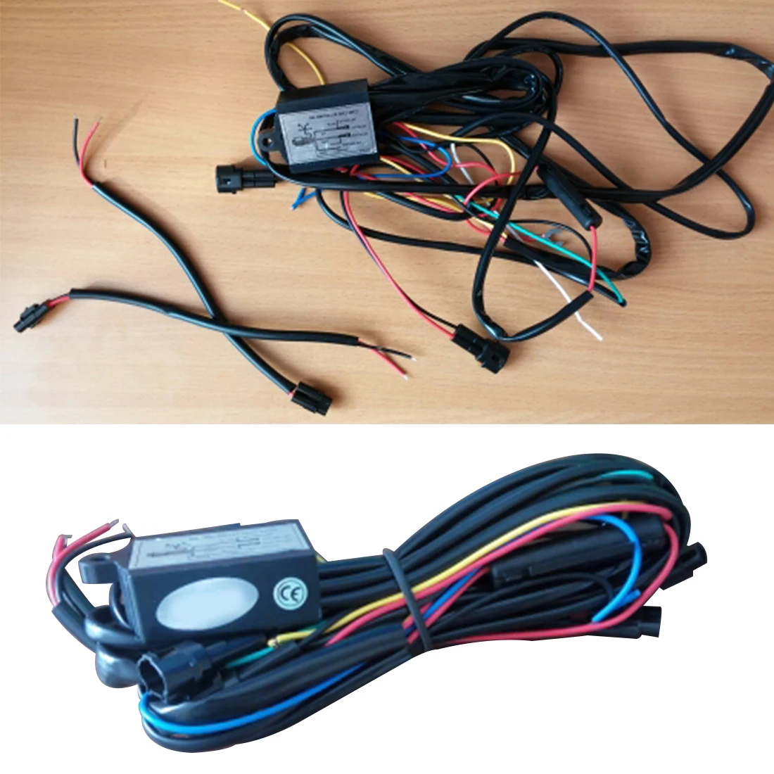 

Tonewan Hot Sale DRL Daytime Running LED Light Relay Harness Control On Off Dimmer Car Daytime Running Lights Car Accessories