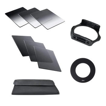 

9in1 Universal Neutral Density Gradual ND2 4 8 Filter Kit for Cokin P Set SLR DSLR Camera Lens Camera Photo Accessories