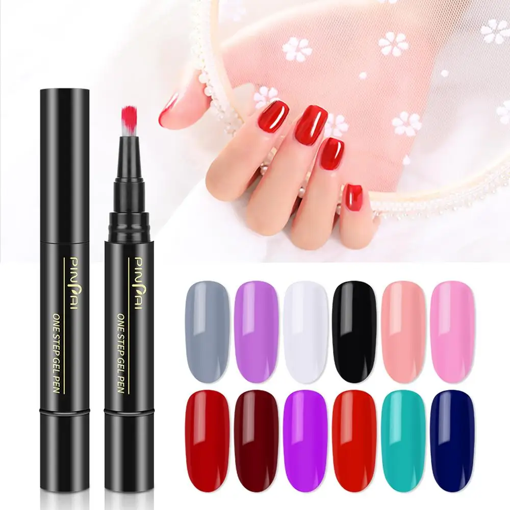 

5ml Nail Glue Pen Colors Gel Nail Polish Soak UV Gel Varnish Semi Permanent Easy to operate without primer Nail art Tools