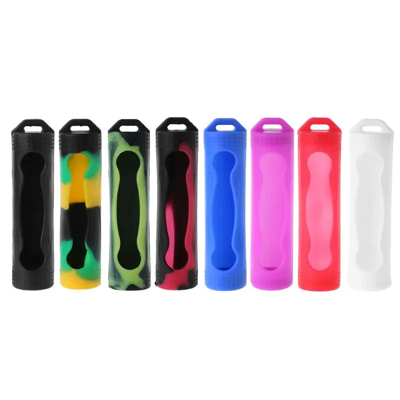 

30pcs/lot 18650 Battery Silicone Cases Protective Covers Colorful Soft Rubber Skin Bag Pouch for 2 x 18650 Battery