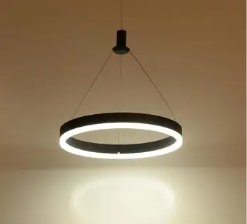 

Modern Led Pendant Lamps for dinning Room Acrylic round circle hanging lamp 85-265V led dining room kitchen pendant light xu