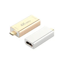 USB 3,1 тип-c к HDMI конвертер 4K 60HZ Mini HDMI 2,0 адаптер портативный профессиональный USB-C к HDMI конвертер цифровые аксессуары