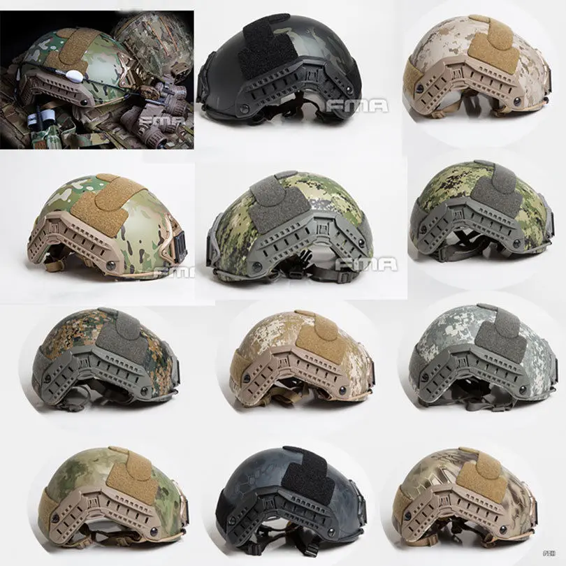 

FMA Tactical Maritime Camouflage color Helmet Heavy Seal Version Airsoft Paintball TB1294