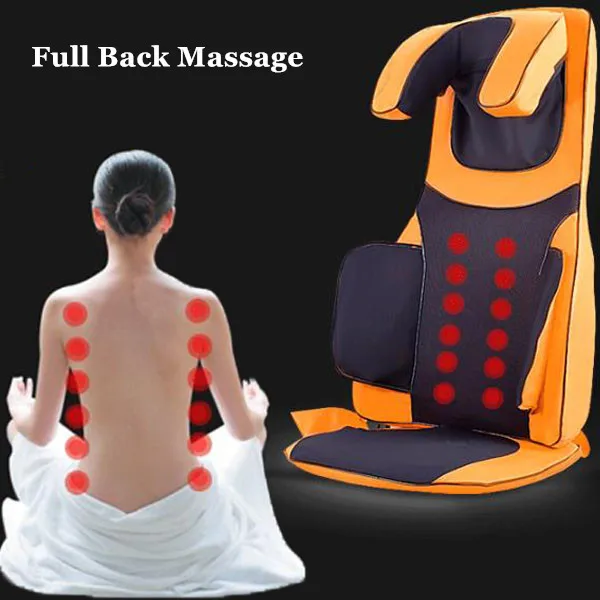 2016 New Arrival Rolling Massage Chair Shiatsu Infrared Massage Cushion Massage Seat Cushion with Heating