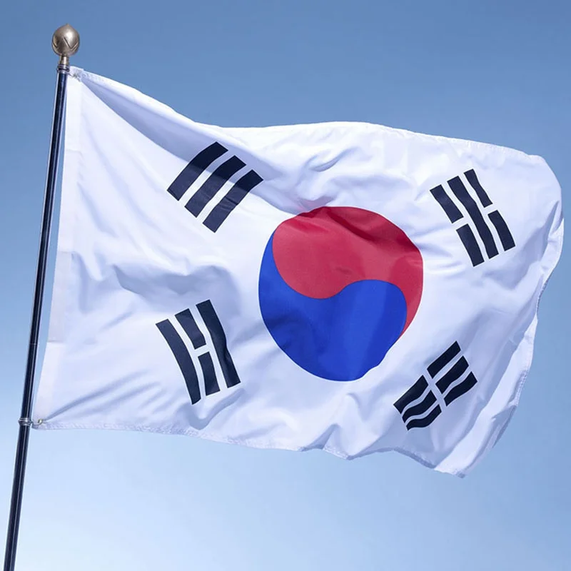 Korea Национальный флаг Великобритании Национальный флаг футбол много флаги стран баннер для футбола много стилей - Цвет: Korea