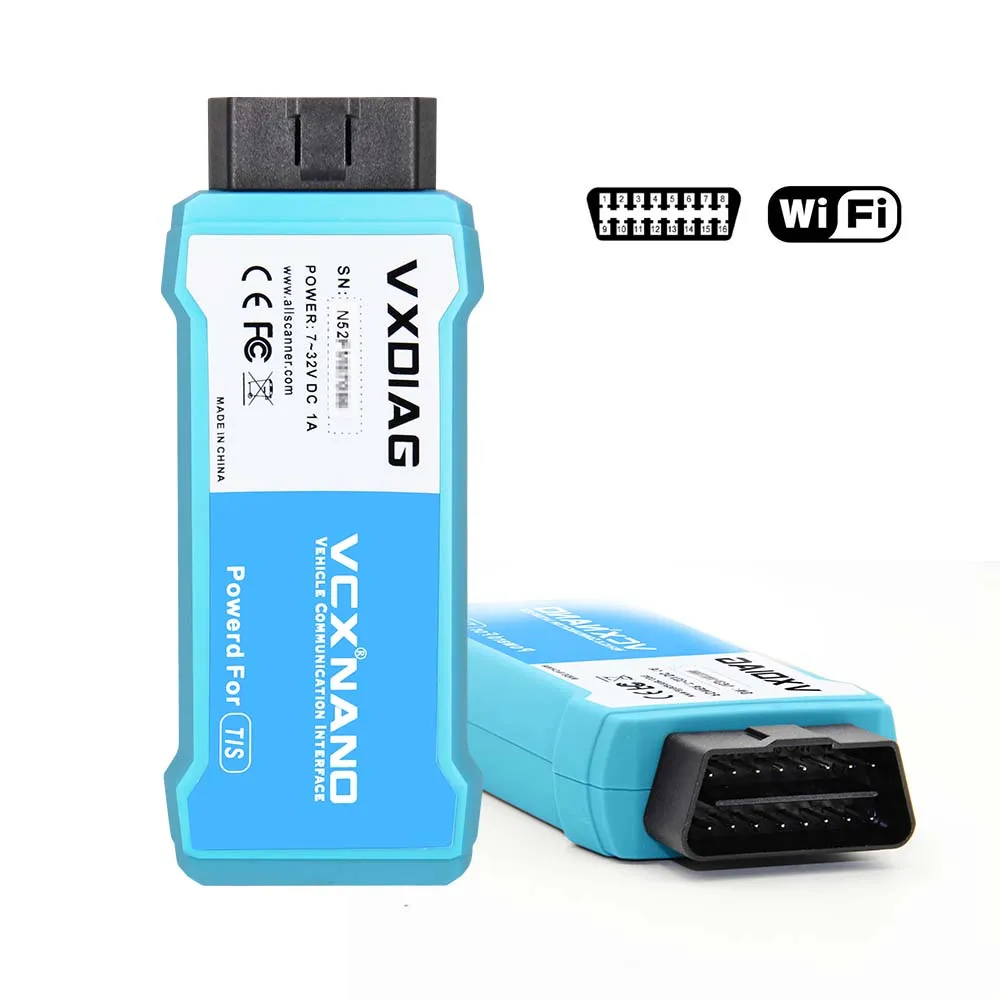 VXDIAG VCX NANO для Toyota USB TIS Techstream V14.00.018 OBD OBD2 wifi автомобильный диагностический инструмент для Volvo 2014D - Цвет: for Toyota WIFI