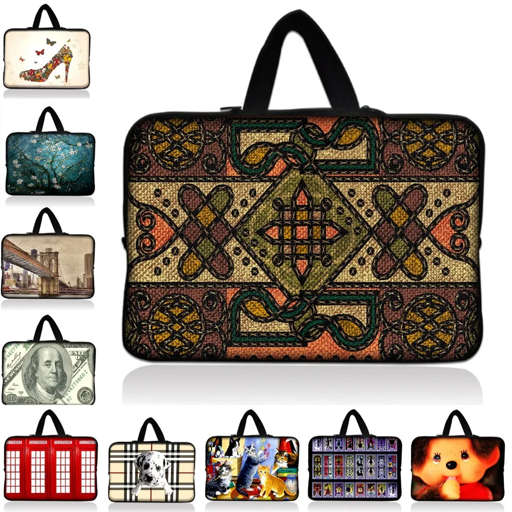 10.1 10.2 Soft Notebook Laptop Tablet Carrying Sleeve Case Bag Cover+ Hide Handle For 9.7-10.2HP Dell Acer Lenovo Laptop