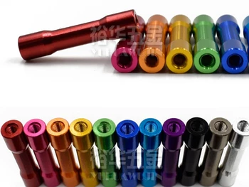 

20pcs M3 aluminum spacers M3*10/15/20/25/28/30/35mm OD=6mm Al alloy Round standoff spacer Rods for RC Parts Multicolor