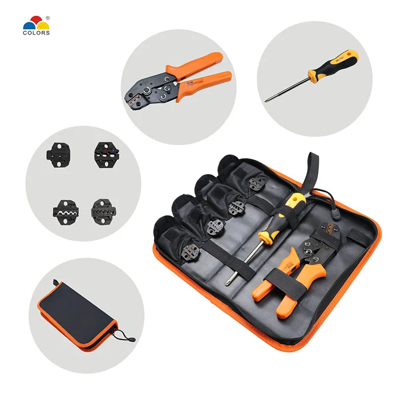 

COLORS Wire Crimping Tool zange Pliers Cable Tools Cutter Crimper Stripper Crimp Cutters Alicate Stripper Plier Set Crimpatrice