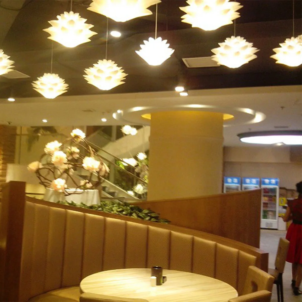 

DIY Lotus Shape Ceiling Hanging Light Chandelier Shape Ceiling Light Lampshade Decorative Light Long Serving Life