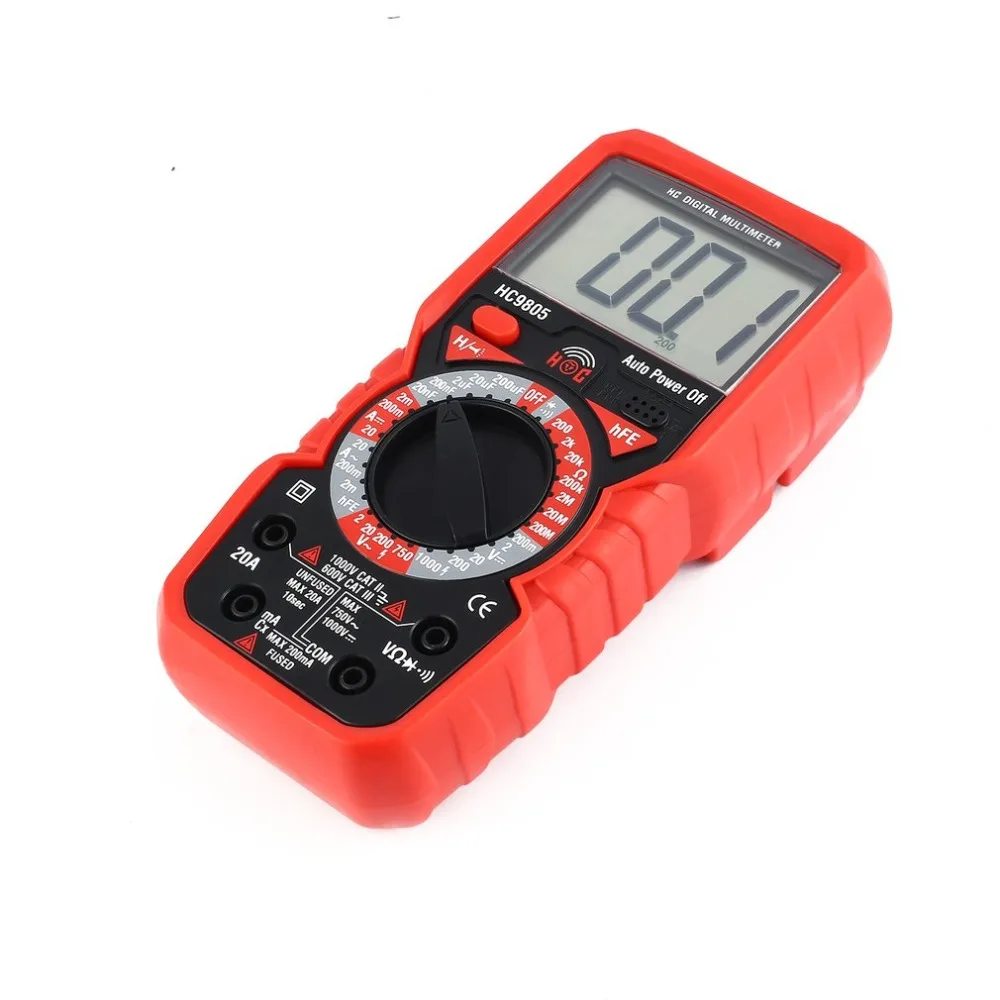 

Digital Multimeter Handheld DC/AC Volt Amp Ohm Diode Mini Multitester Ammeter