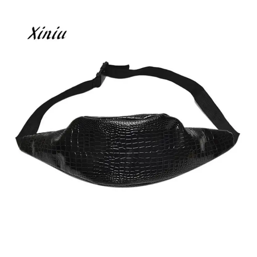 

Women Fashion Chest Bag Crocodile Pattern Leather Messenger Shoulder Chest Bag Female Sexy High Quality Phone Money Wasit Packs