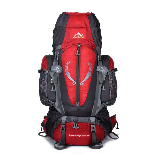 HU WAI JIAN FENG Outdoor Bags 85L Waterproof Travel Backpacks Bracket ...