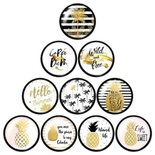 Красота модели 10 шт. 12 мм/16 мм/18 мм/25 мм/30 мм круглый стеклянный кабошон демо плоской задней делая выводы