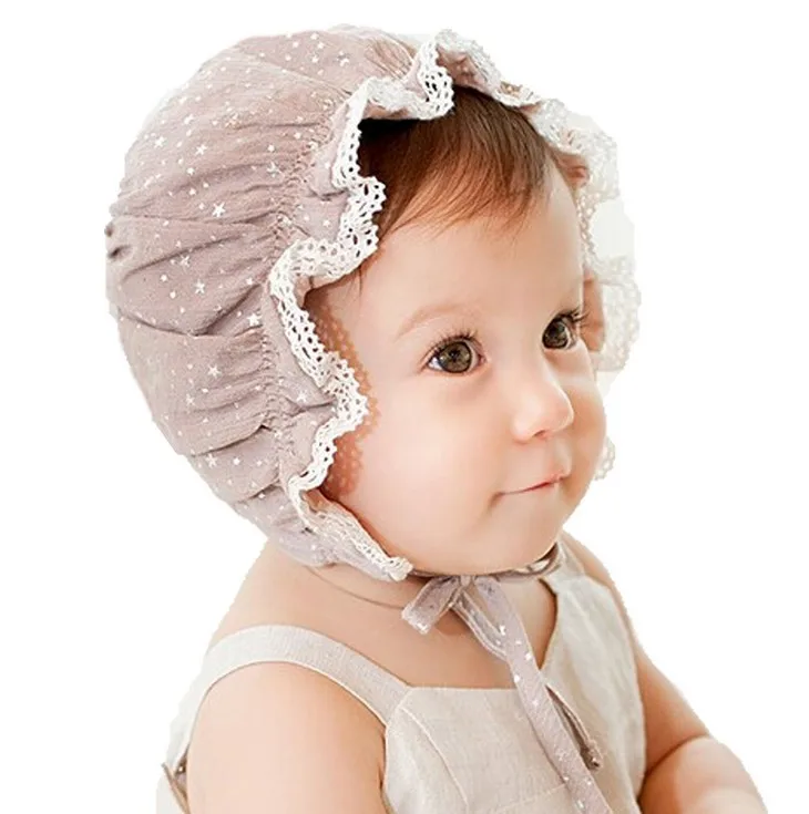 Newborn Girls Infant Baby Kids Star Bucket Hat Children Cap Beanie