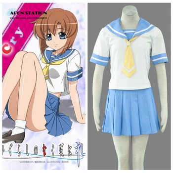 

2018 Free Shipping Cosplay When They Cry Anime Ryuuguu Reina Halloween Cosplay Costume For Kid and Adult Customize for plus size