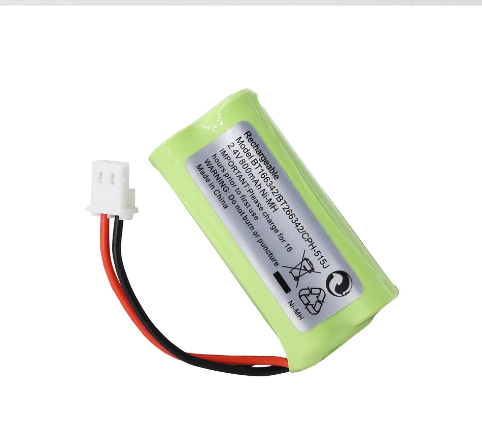 BT-166342 2,4 V 800mAh 2* AAA Ni-MH аккумуляторная батарея для беспроводного телефона BT-166342