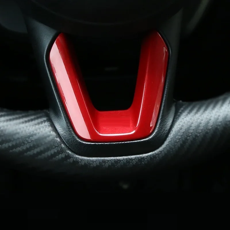

Car Auto Automobile Modified Steering Wheel Interior Fashion Modification Trim Mouldings Sticker Strip 18 19 FOR Mazda Axela