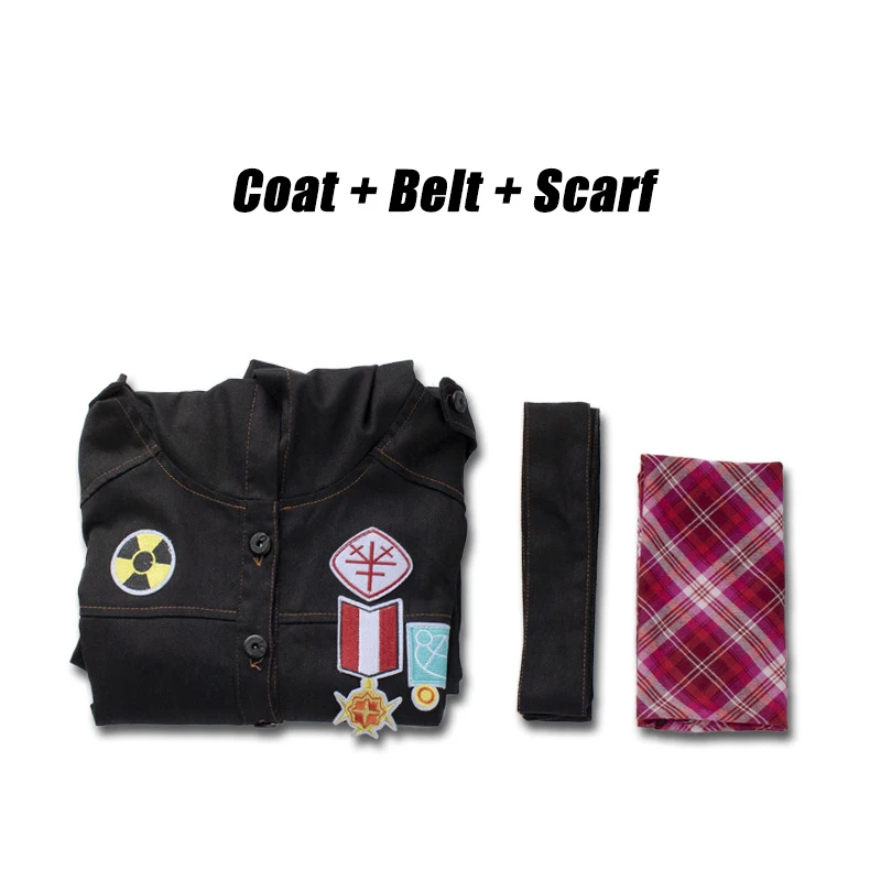  Fashion For Game PUBG Winner Cosplay Trench Coat Black Print Button hooded Jacket Cloak New Costume