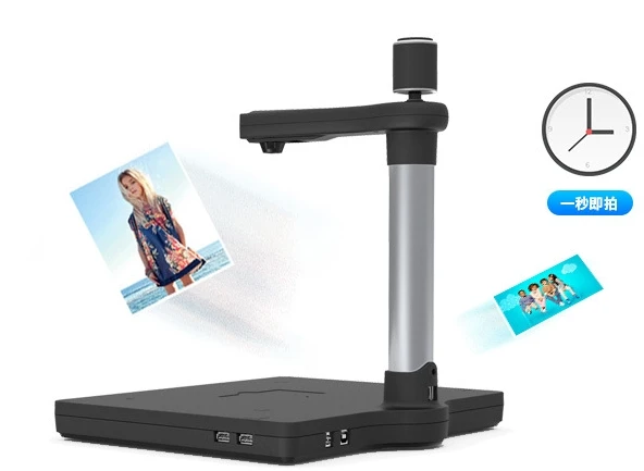 

3264 x 2448dpi A3/A4 auto USB portable document scanner digital Visualizer VGA HDMI 5M Pixels scanner Visual Presenter