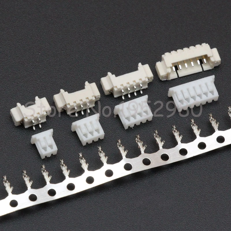 

10 Set 1.25mm Pitch Connector JST SMD Horizontal Straight Pin 2/3/4/5/6/7/8/9/10/11/12P ( Pin Header + Housing + Terminal )