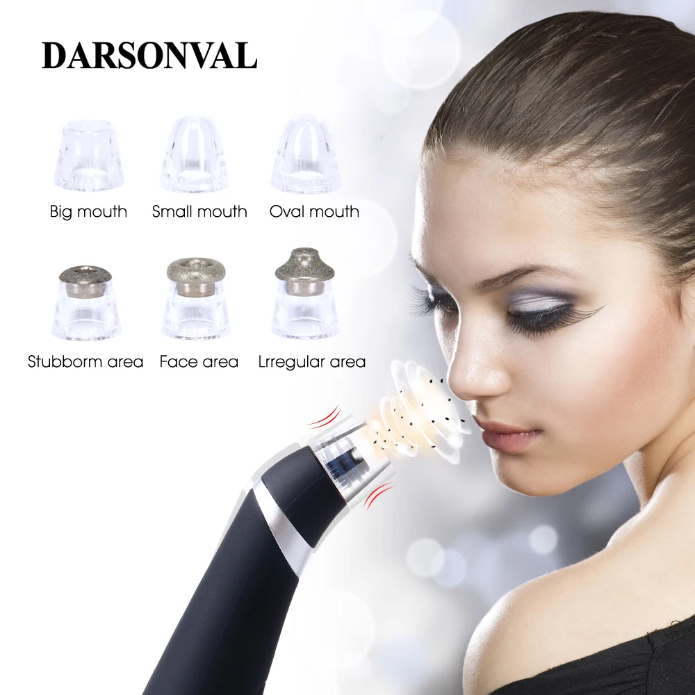 Пылесос DARSONVAL Blackhead для глубокой очистки пор, удаление угрей, Микродермабразия, USB зарядка инструмент для ухода