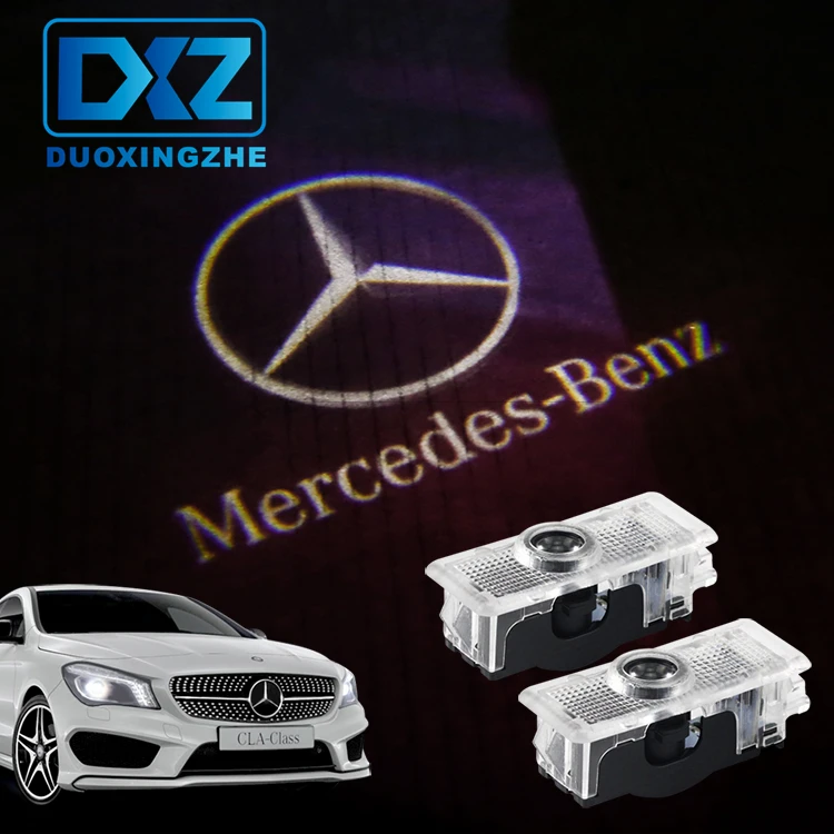 

DXZ 2PCSCar Logo Door Welcome Light Car LED Projector Laser For Mercedes Benz C218 A207 C207 C117 CLS CLA E Cabriolet Coupe(6.5)
