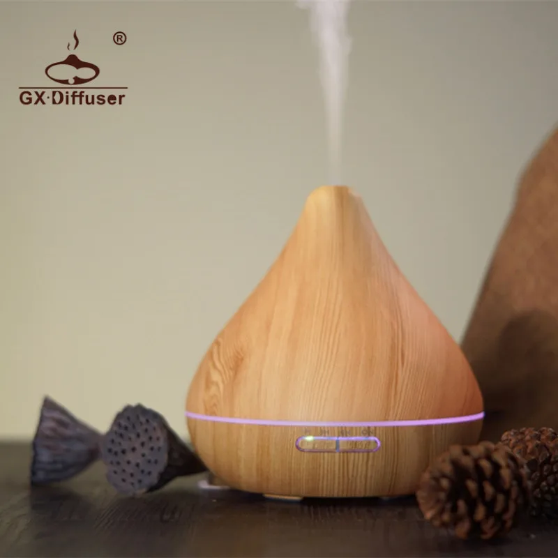 

GX-13K 300ml Air Purifier 7 Colorful Lights Ultrasonic Aromatherapy Essential Oil Humidifier Electric Household Aroma Diffuser