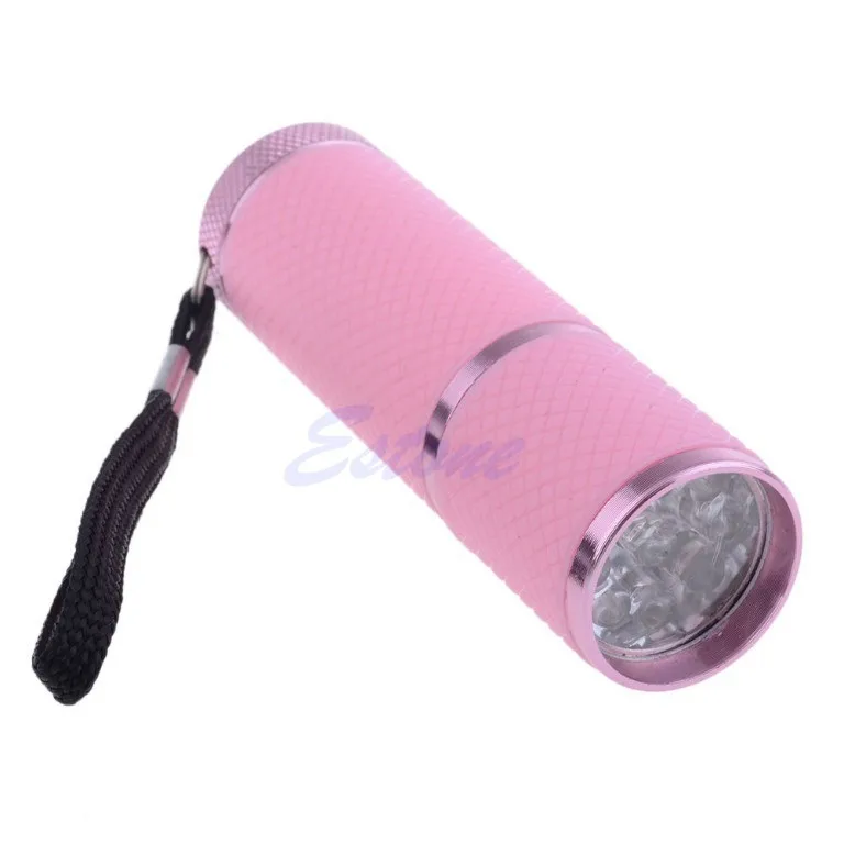 

Kemei Portable Mini 9 LED Nail Dryer Curing Lamp Flashlight Torch For UV Gel Nail Polish