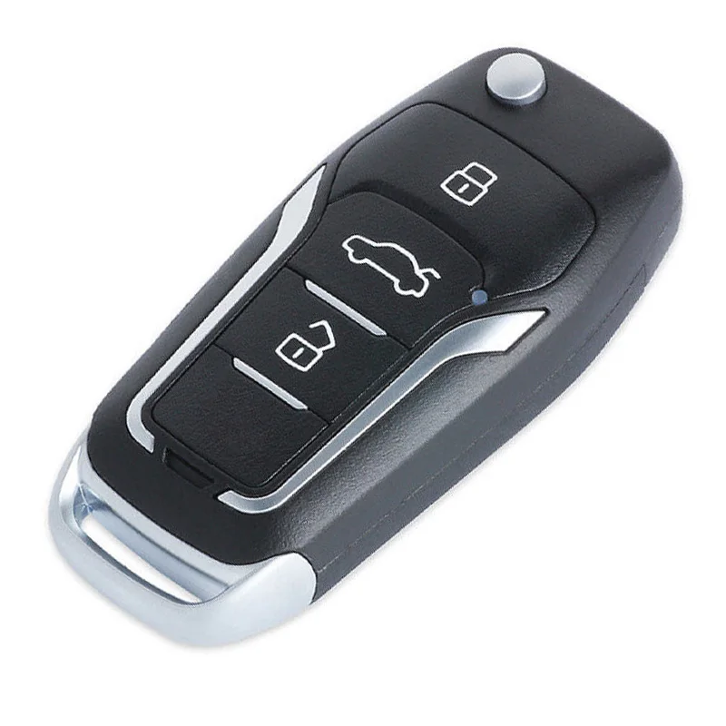 Günstig KEYECU 433MHz ID46 Verbesserte Flip 2 Taste Remote Key Fob für Mitsubishi Pajero, lancer   Outlander Links MIT11R Rechts Klinge