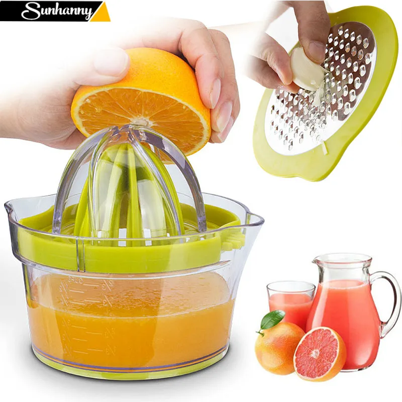 Sunhanny Citrus Juicer Lemon Orange Manual Hand Squeezer Press + Measuring Cup Kitchen accessories Tools | Дом и сад
