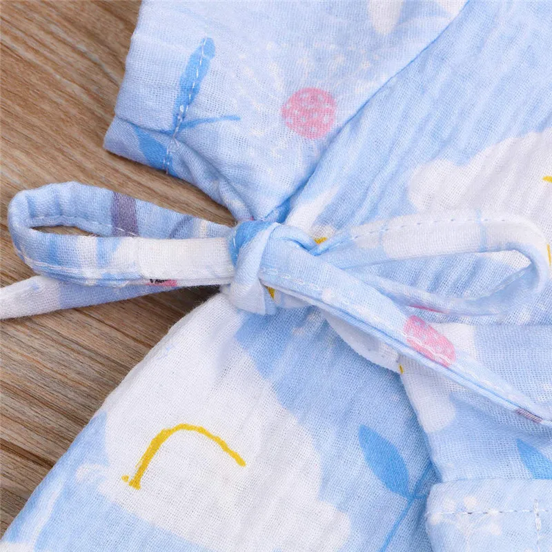 Newborn Infant Baby Boy Girls Rabbit Yarn Robe Kimono Romper Jumpsuit Sleepwear ubranka dla niemowlat #3j17 (3)