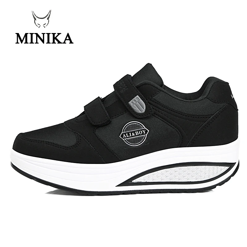 جديد إمرأة أسود أرجواني التنغيم الأحذية التخسيس تنفس منصة إسفين أحذية الصحة feminino zapatillas deportivas موهير جديد إمرأة أسود أرجواني التنغيم الأحذية التخسيس تنفس منصة إسفين أحذية الصحة feminino zapatillas deportivas موهير