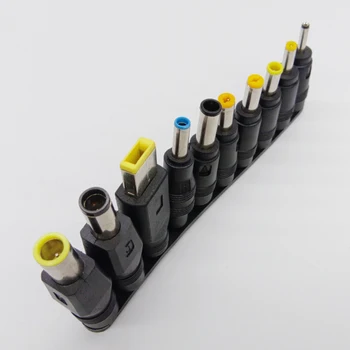 

1set=10pcs Universal Laptop DC Power Supply Adapter Connector Plug AC DC Jack Charger Laptop Power Adapter Conversion plug
